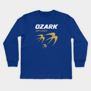 Ozark Air LInes Kids Long Sleeve T-Shirt